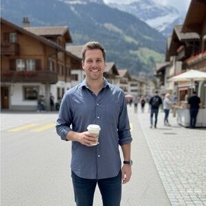 Dockers Dark Blue Casual Shirt